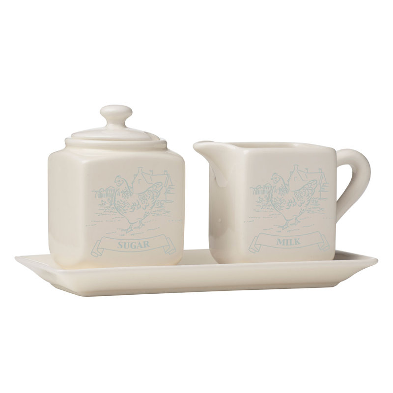 Castleton Home Country Milk Jug and Sugar Bowl Set Wayfair.co.uk